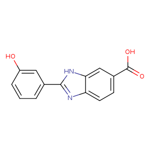 2-(3-HYDROXY-PHENYL)-3H-BENZOIMIDAZOLE-5-CARBOXYLIC ACID