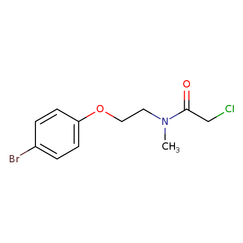 N-[2-(4-bromophenoxy)ethyl]-2-chloro-N-methylacetamide
