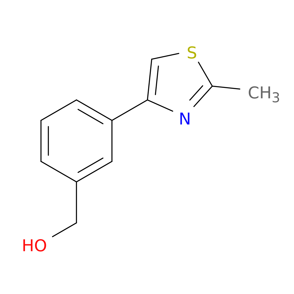 3-(2-Methyl-4-thiazolyl)benzenemethanol