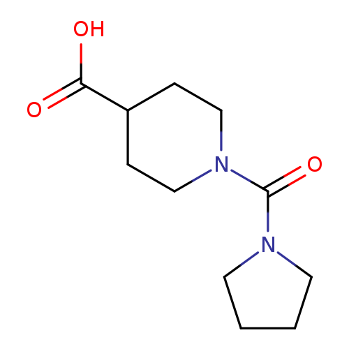 1-(pyrrolidine-1-carbonyl)piperidine-4-carboxylic acid