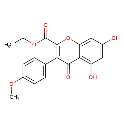 2-Carbethoxy-5,7-dihydroxy-4'-methoxyisoflavone
