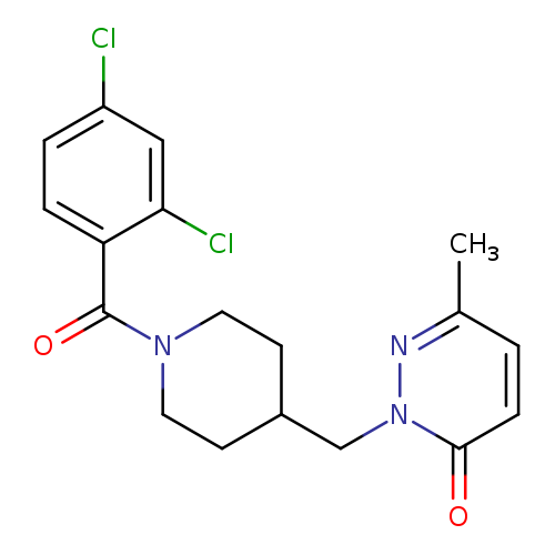 2-{[1-(2,4-dichlorobenzoyl)piperidin-4-yl]methyl}-6-methyl-2,3-dihydropyridazin-3-one
