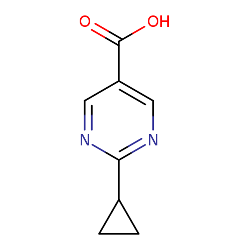 5-Pyrimidinecarboxylic acid, 2-cyclopropyl- (9CI)