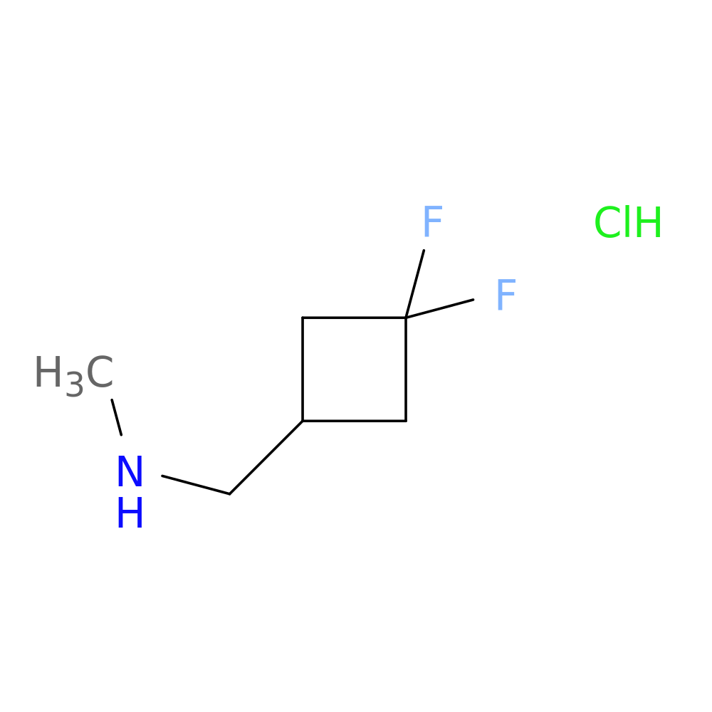 1-(3,3-Difluorocyclobutyl)-N-methylmethanamine hydrochloride