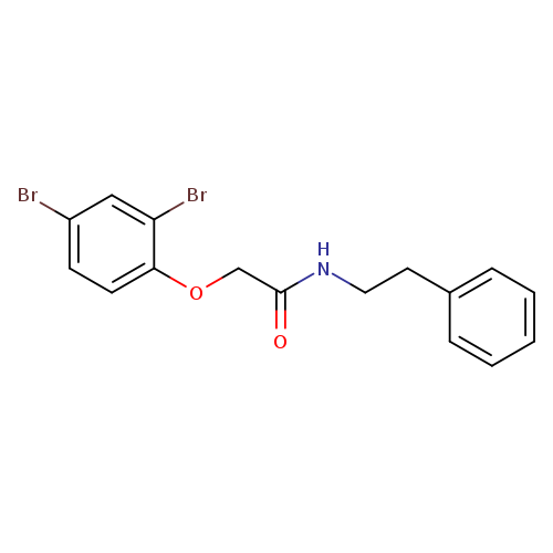 2-(2,4-dibromophenoxy)-N-(2-phenylethyl)acetamide