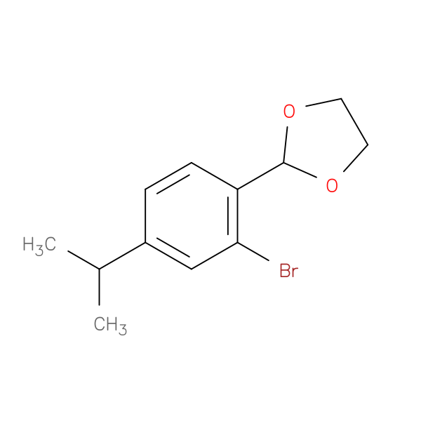 2-(2-Bromo-4-propan-2-ylphenyl)-1,3-dioxolane
