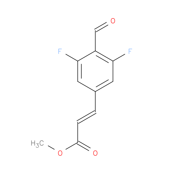 (E)-Methyl 3-(3,5-difluoro-4-formylphenyl)acrylate