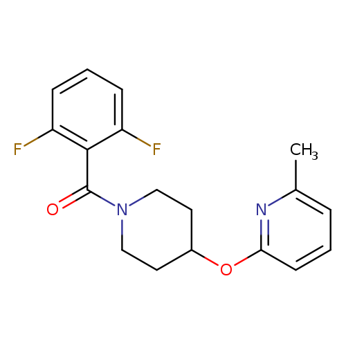 2-{[1-(2,6-difluorobenzoyl)piperidin-4-yl]oxy}-6-methylpyridine
