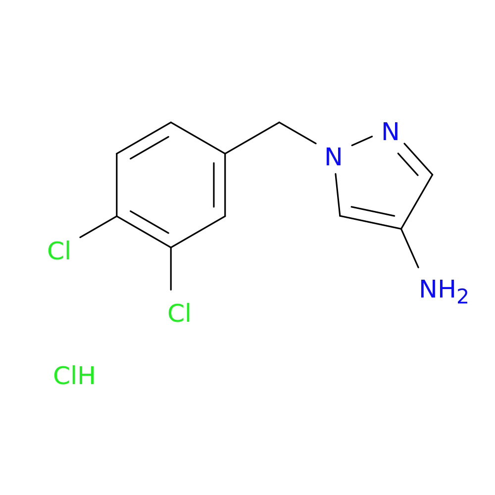 1-[(3,4-dichlorophenyl)methyl]-1H-pyrazol-4-amine hydrochloride