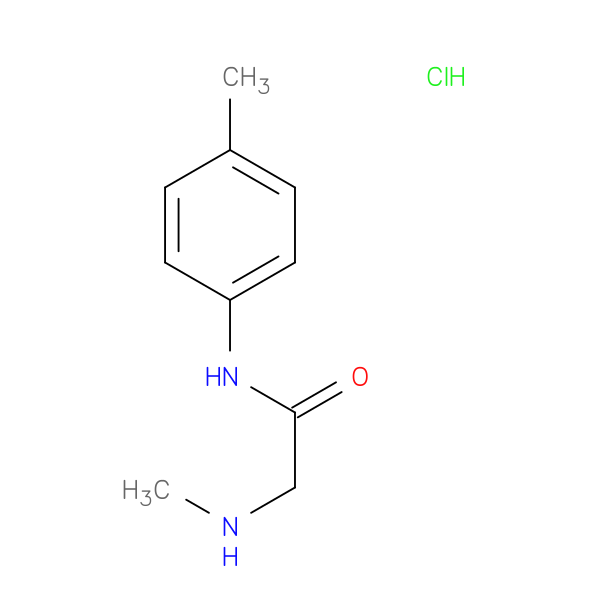 2-(methylamino)-N-(4-methylphenyl)acetamide hydrochloride