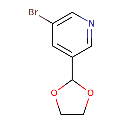 3-Bromo-5-(1,3-dioxolan-2-yl)pyridine