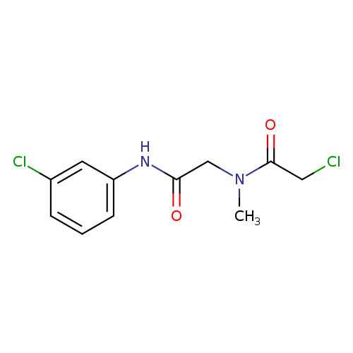 2-chloro-N-{[(3-chlorophenyl)carbamoyl]methyl}-N-methylacetamide
