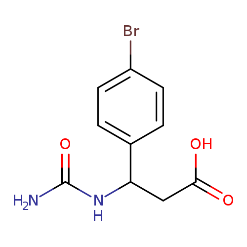 3-[(Aminocarbonyl)amino]-3-(4-bromophenyl)propanoic acid