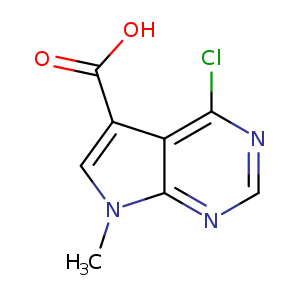 4-Chloro-7-methyl-7h-pyrrolo[2,3-d]pyrimidine-5-carboxylic acid