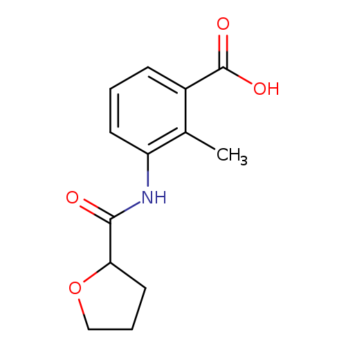 2-Methyl-3-(tetrahydrofuran-2-carboxamido)benzoic acid