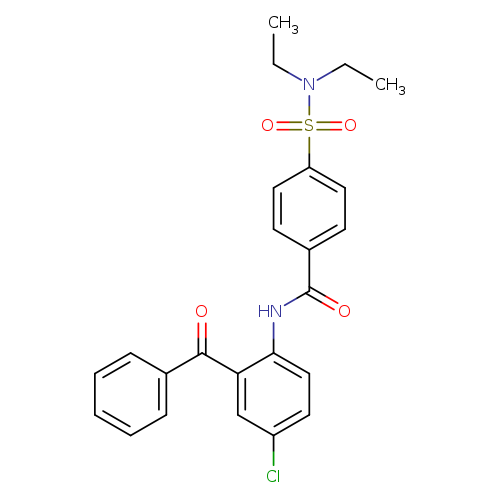 N-(2-benzoyl-4-chlorophenyl)-4-(diethylsulfamoyl)benzamide