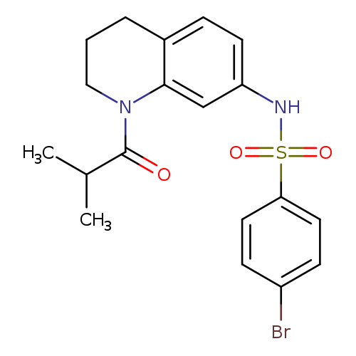 4-bromo-N-[1-(2-methylpropanoyl)-1,2,3,4-tetrahydroquinolin-7-yl]benzene-1-sulfonamide