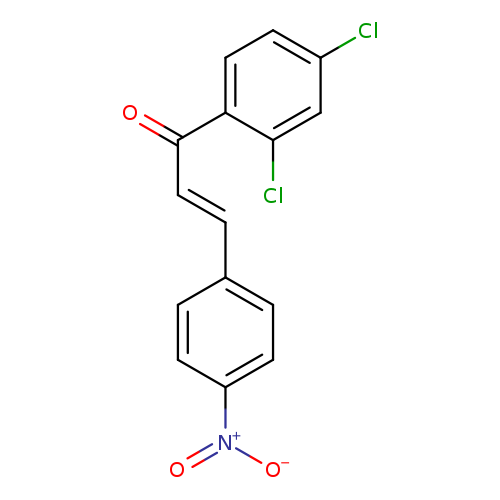 (2E)-1-(2,4-dichlorophenyl)-3-(4-nitrophenyl)prop-2-en-1-one