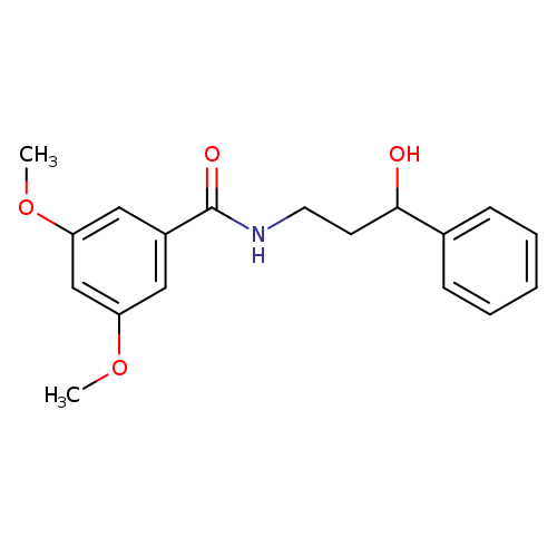 N-(3-hydroxy-3-phenylpropyl)-3,5-dimethoxybenzamide