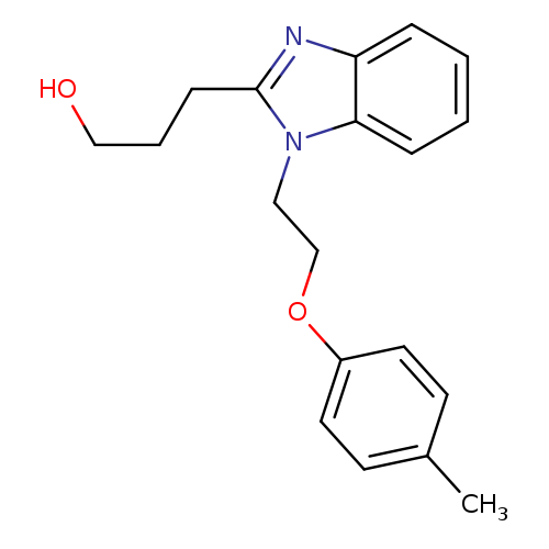 3-{1-[2-(4-methylphenoxy)ethyl]-1H-1,3-benzodiazol-2-yl}propan-1-ol