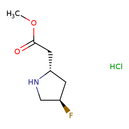methyl 2-[(2R,4R)-4-fluoropyrrolidin-2-yl]acetate hydrochloride