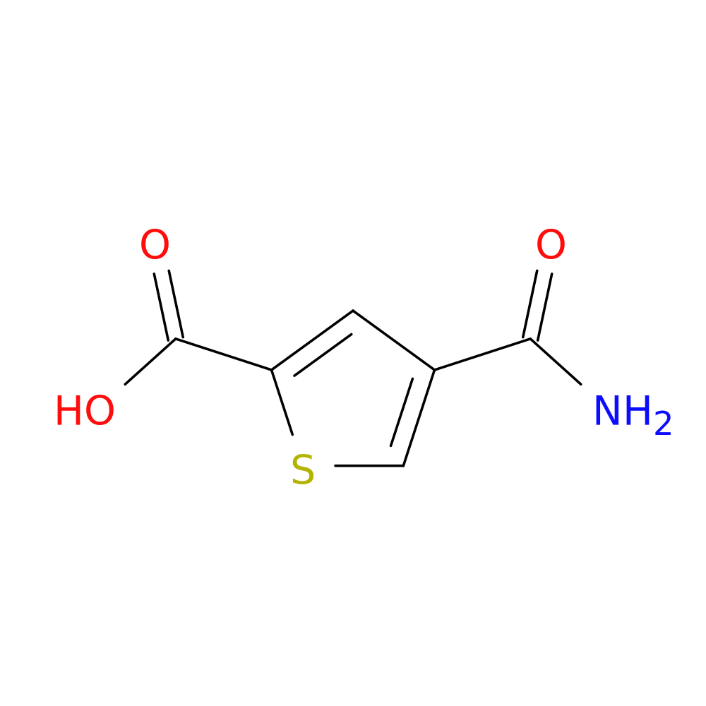 4-carbamoylthiophene-2-carboxylic acid