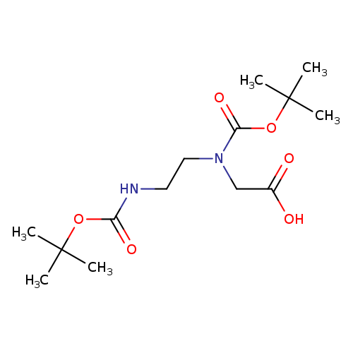 2-{[(tert-butoxy)carbonyl](2-{[(tert-butoxy)carbonyl]amino}ethyl)amino}acetic acid