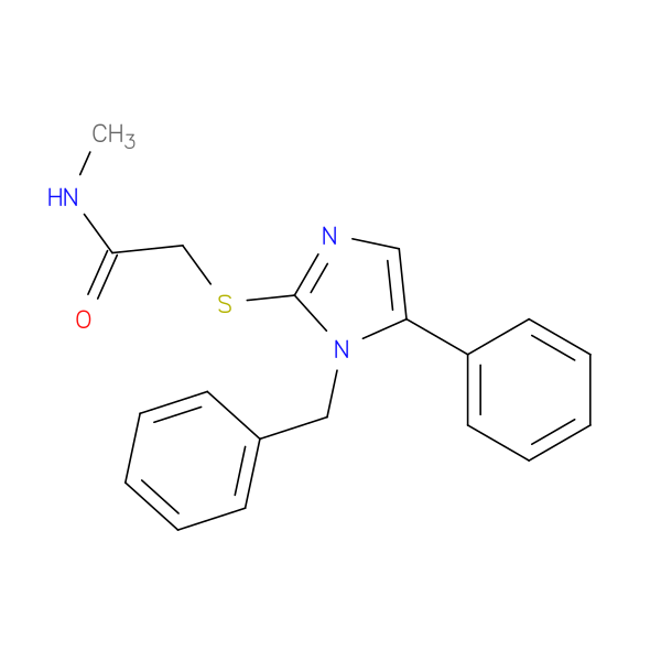 2-[(1-benzyl-5-phenyl-1H-imidazol-2-yl)sulfanyl]-N-methylacetamide