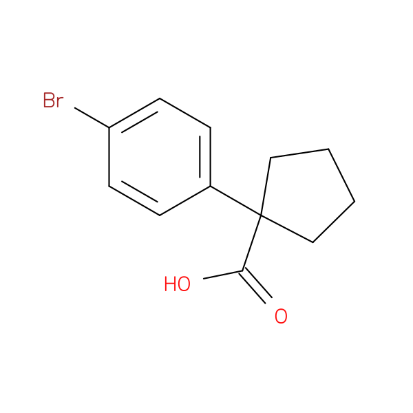1-(4-Bromophenyl)cyclopentane-1-carboxylic acid