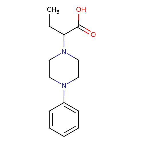 2-(4-phenylpiperazin-1-yl)butanoic acid