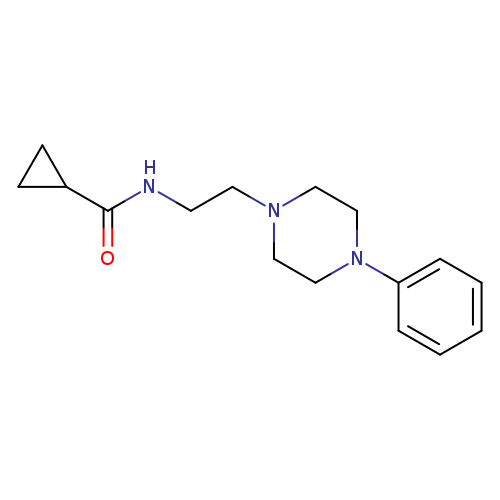 N-[2-(4-phenylpiperazin-1-yl)ethyl]cyclopropanecarboxamide