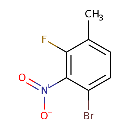 1-Bromo-3-fluoro-4-methyl-2-nitrobenzene