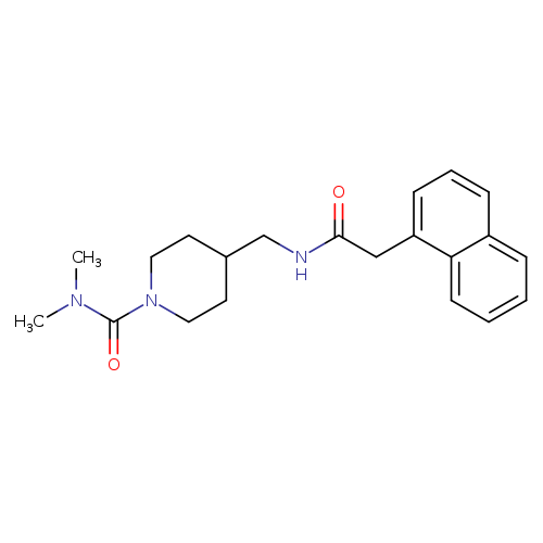 N,N-dimethyl-4-{[2-(naphthalen-1-yl)acetamido]methyl}piperidine-1-carboxamide