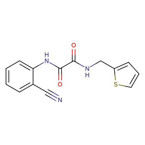 N'-(2-cyanophenyl)-N-[(thiophen-2-yl)methyl]ethanediamide