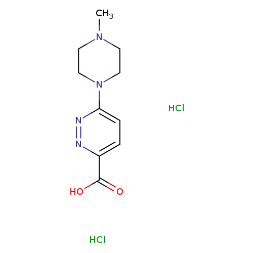 6-(4-methylpiperazin-1-yl)pyridazine-3-carboxylicaciddihydrochloride