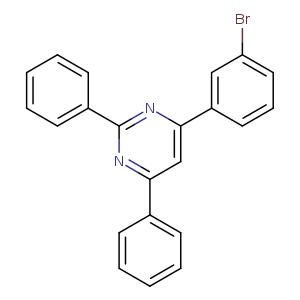 4-(3-Bromophenyl)-2,6-diphenylpyrimidine