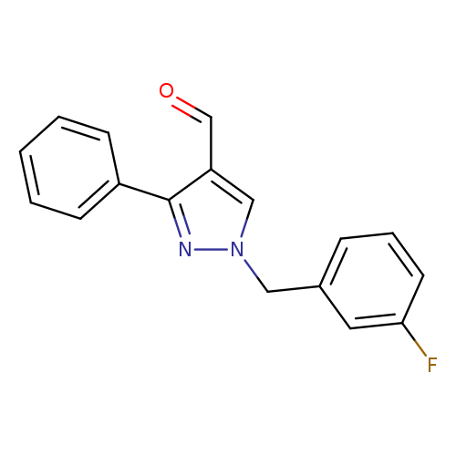 1-(3-Fluorobenzyl)-3-phenyl-1h-pyrazole-4-carbaldehyde