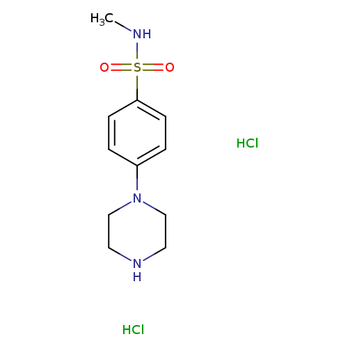 N-methyl-4-(piperazin-1-yl)benzene-1-sulfonamide dihydrochloride