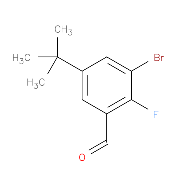 3-Bromo-5-t-butyl-2-fluorobenzaldehyde