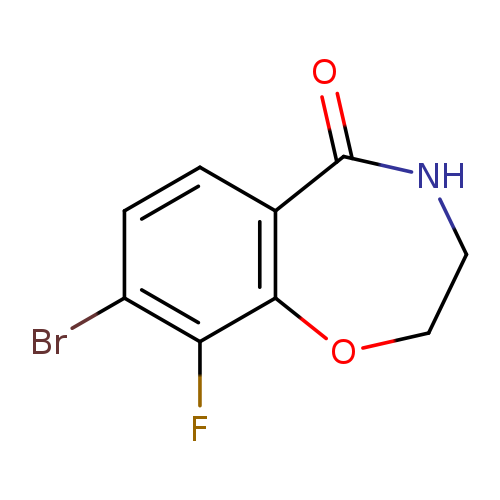 8-bromo-9-fluoro-2,3,4,5-tetrahydro-1,4-benzoxazepin-5-one
