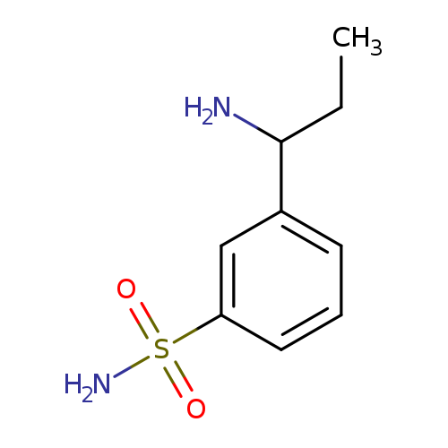 Benzenesulfonamide, 3-(1-aminopropyl)-