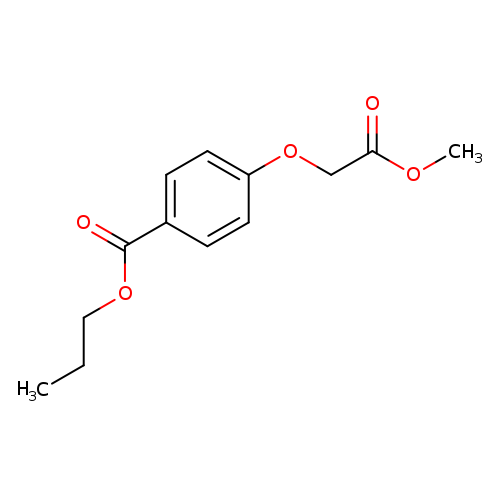Propyl 4-(2-methoxy-2-oxoethoxy)benzoate
