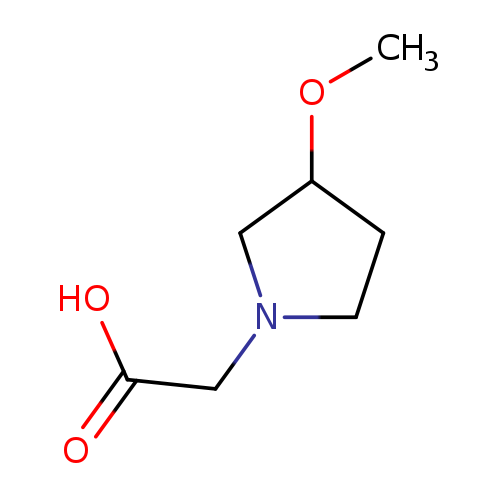 2-(3-methoxypyrrolidin-1-yl)acetic acid