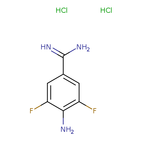 4-amino-3,5-difluorobenzene-1-carboximidamide dihydrochloride