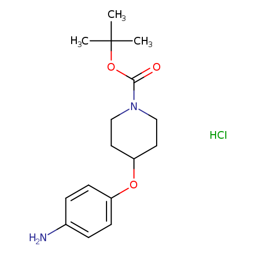 tert-butyl 4-(4-aminophenoxy)piperidine-1-carboxylate hydrochloride