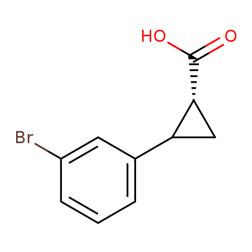 (1R,2R)-2-(3-Bromophenyl)cyclopropanecarboxylic acid