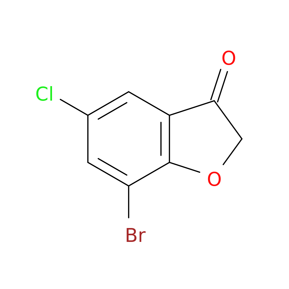 7-bromo-5-chloro-2,3-dihydro-1-benzofuran-3-one