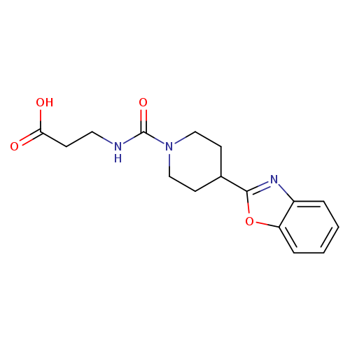 N-{[4-(1,3-benzoxazol-2-yl)piperidin-1-yl]carbonyl}-beta-alanine