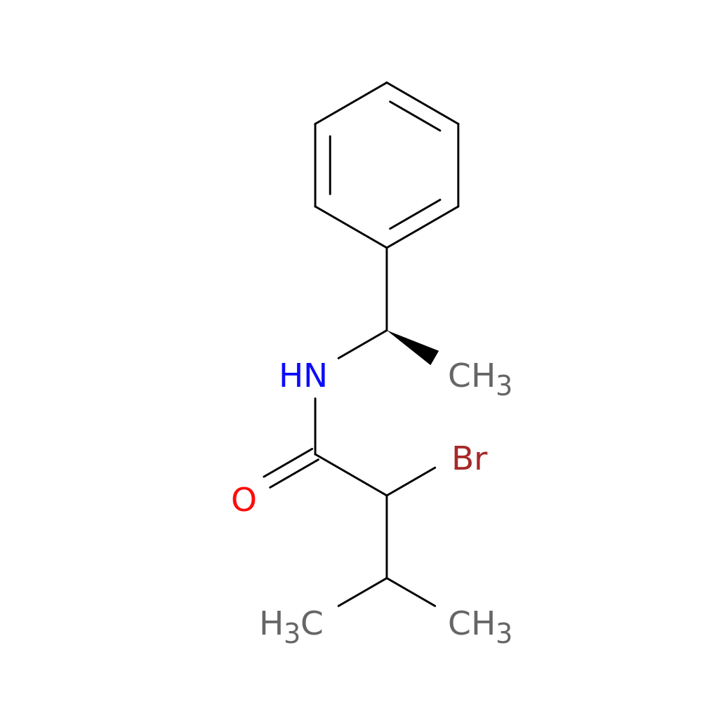 2-bromo-3-methyl-N-[(1R)-1-phenylethyl]butanamide