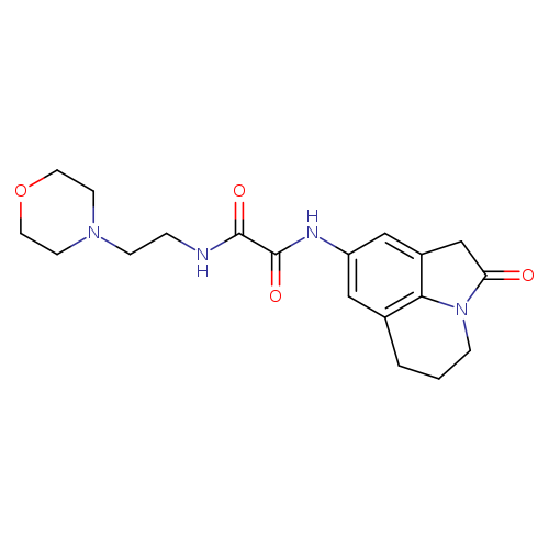 N'-[2-(morpholin-4-yl)ethyl]-N-{2-oxo-1-azatricyclo[6.3.1.0^{4,12}]dodeca-4,6,8(12)-trien-6-yl}ethanediamide